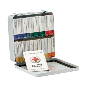 image:imageFirst Aid Only 90600 ANSI A 2015 and OSHA Compliant First Aid Kit 50Person Unitized Emergency First Aid Kit for Business Home Car and Worksites with 20 ColorCoded Boxes of First Aid Supplies