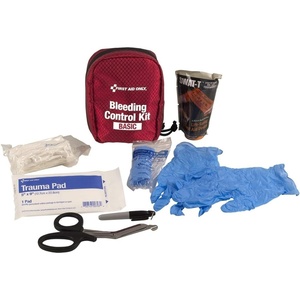 image:imageFirst Aid Only 91061 Bleeding Control Kit  Basic Fabric Case
