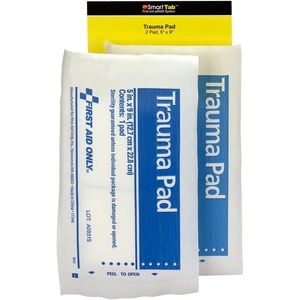 image:imageFirst Aid Only FAE6024 SmartCompliance Refill 5 x 9 Inch Trauma Pad First Aid Kit Refill Supplies for Business Worksite and Home 2 CountFAE6024